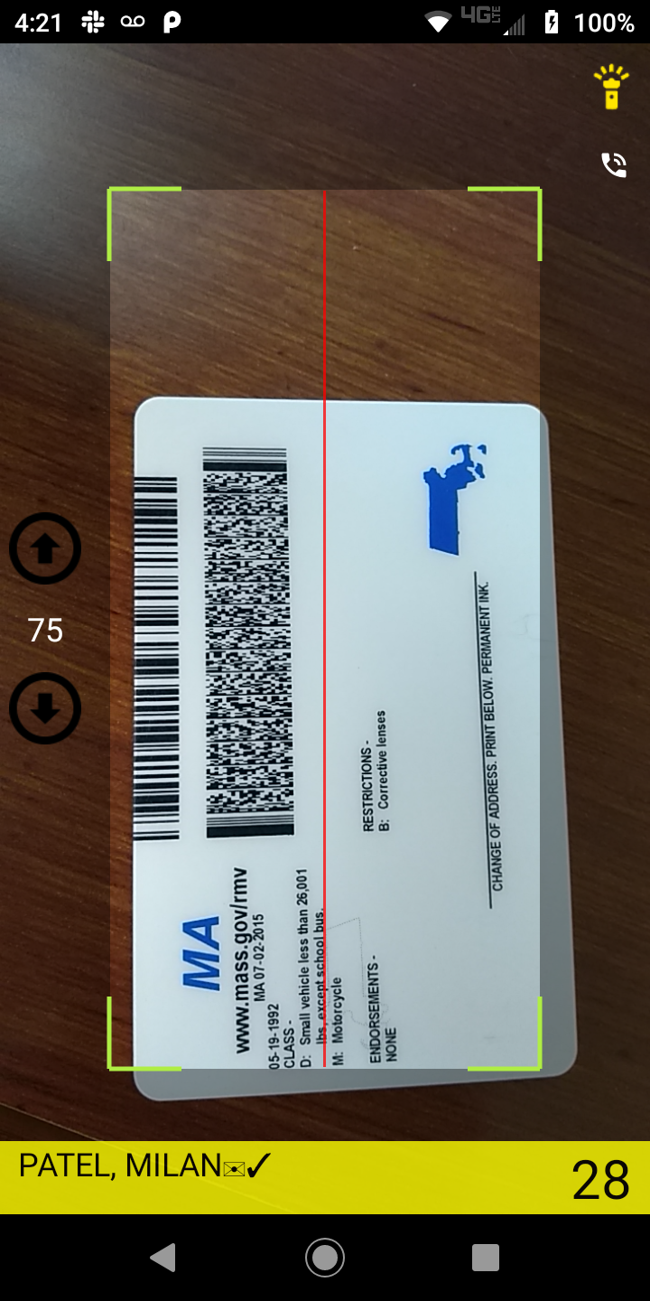 Camera scanning