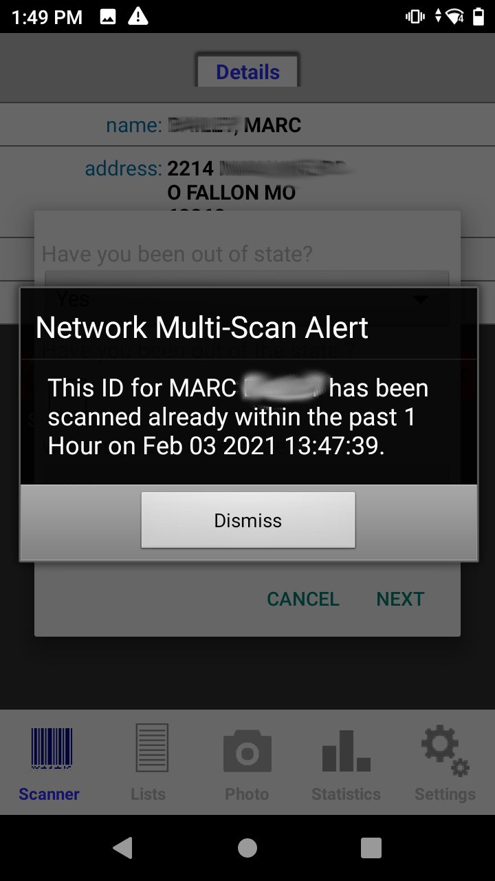 Scan Details